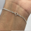 Pulseira Grumet De Prata 2mm