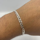 Pulseira Grumet De Prata 5mm